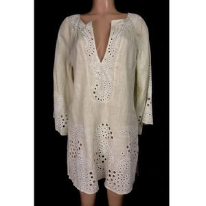 DVF - Linen Eyelet Swim Coverup (Tabalah)